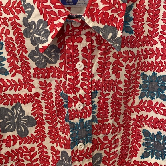 Vintage RJC Ltd. Floral Button Shirt Made in Hawaii USA - Picture 9 of 11